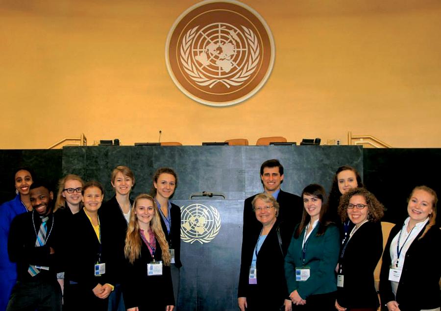 Hamline’s Model United Nations team brought back team and individual awards from their annual competition in New York City. 