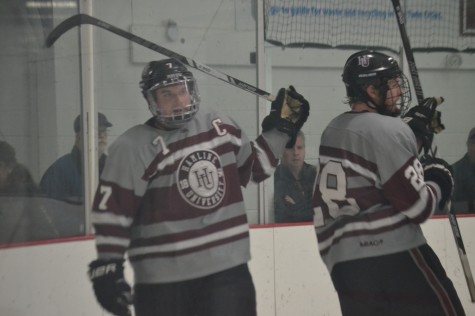 Senior captain Joe Rubbelke recorded a +1 performance against the Bethel Royals and recorded an assist in the second period of their game against the Royals on Dec. 6, 2014.