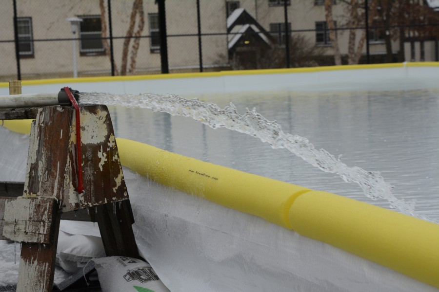 Hamlines very own ice rink