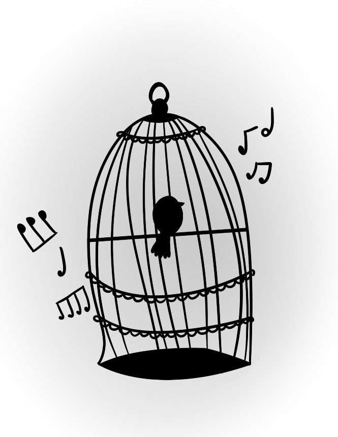 “The caged bird sings   
with a fearful trill   
of things unknown   
but longed for still   
and his tune is heard   
on the distant hill   
for the caged bird   
sings of freedom”

-Maya Angelou