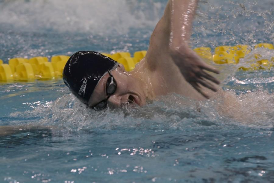 First-year Hodd Gorman had a record day, day one of the MIAC Championships on Feb. 19.