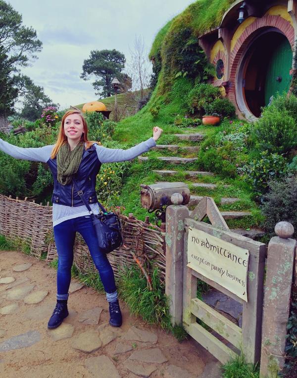 Eleena Deeter crossed seeing Hobbiton off her bucket list in Matamata, New Zealand. Hobbiton is part of the official Lord of the Rings set.