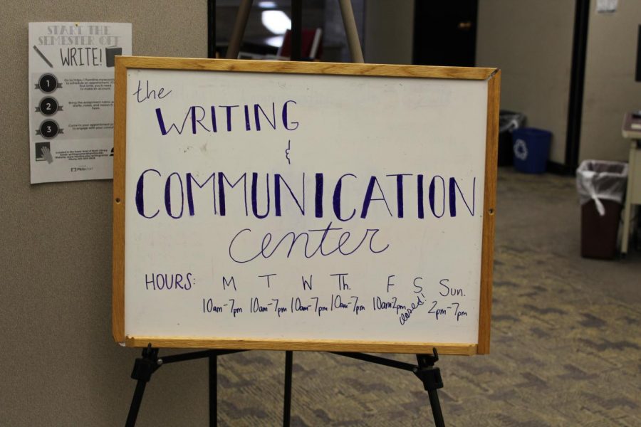 Writing and Communication Center welcomes you.