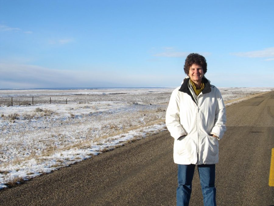 Professor Kate Bjork took various research trips, such as to Fort Assiniboine and Fort Walsh along the Canadian border.