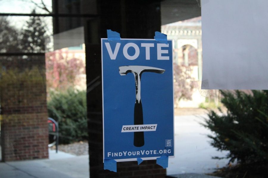 On Nov. 1, voting propaganda sprouted up around campus.