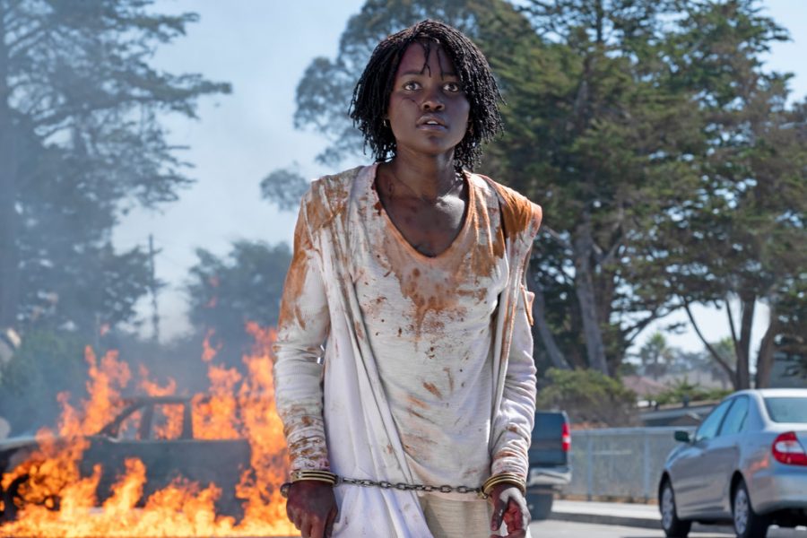 Lupita Nyong’o plays
Adelaide Wilson and her doppelgänger in Jordan Peele's 