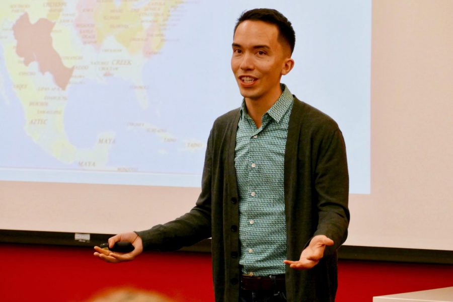 Rev. Tyler Sit is a United Methodist church planter and preaches at the LGBTQ+ friendly New City Church in Minneapolis. He was the keynote speaker for Hamlines Coming Out Week.