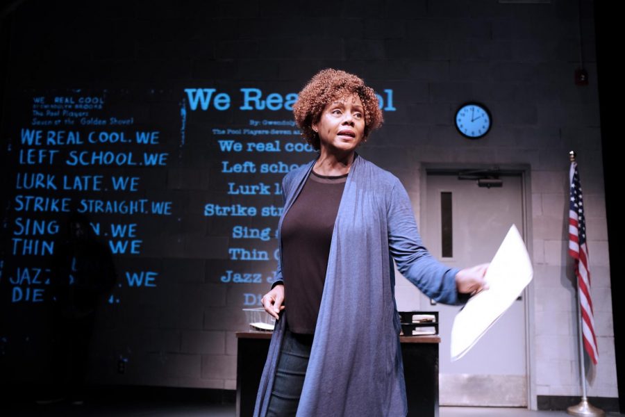 Erika LaVonn plays Nya in Penumbra’s production of ‘Pipeline,’ a mother caught between American racism and wanting a good education for her son.