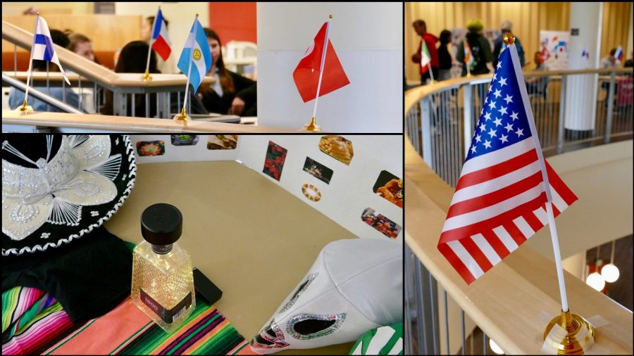The International Food Bazaar took over the second floor of Anderson by decorating with international pride.