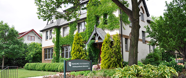 Hamline Universitys admissions house