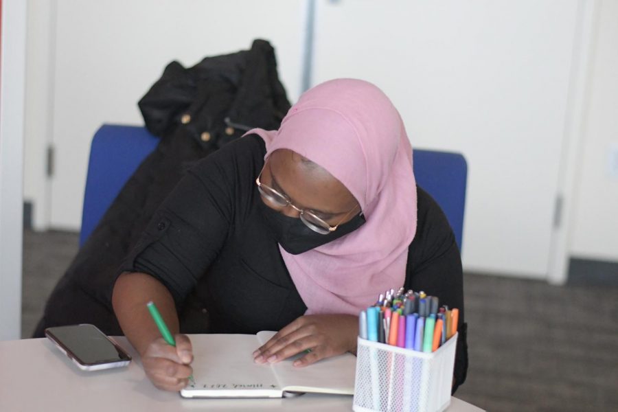 Aida StromdahlOne of junior Asha Salah’s hobbies is calligraphy, which she was drawn to and recently started during quarantine. Besides calligraphy, Salah is also experimenting with painting, bullet journaling and learning new languages (French and Russian) and their orthographies.