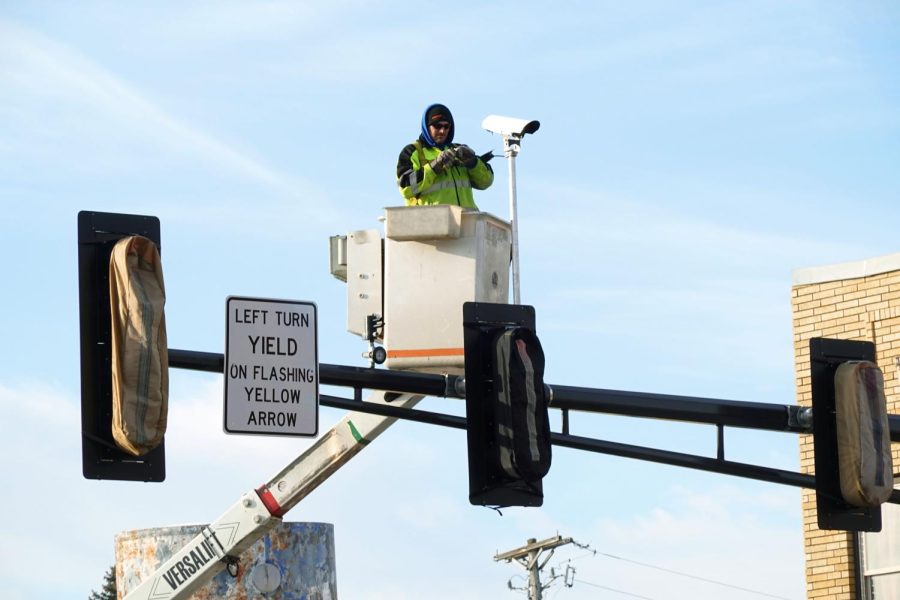 Last summer, the city of St. Paul installed traffic lights at the intersection of Snelling and Englewood avenues. The lights were activated on Feb. 7.