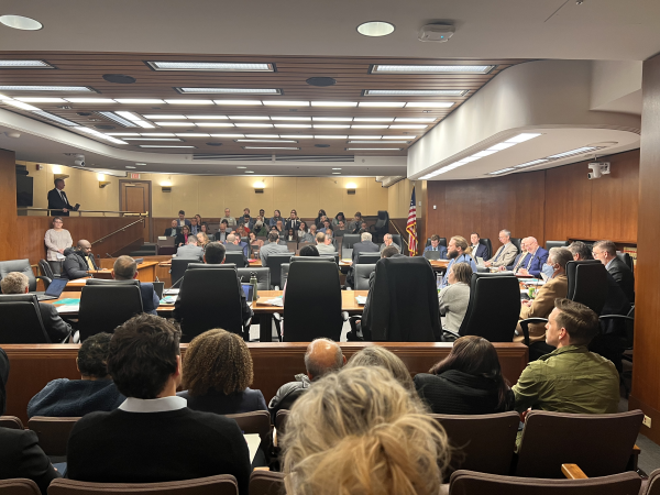 Twin Cities community members attended and testified at a hearing designated on Thursday, Feb. 22 at the Minnesota State office building for potential change to the metro strip of I-94.