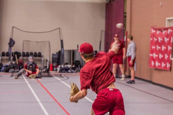 Hamline pitching staff gets much needed bullpen work in after a long stretch of games over spring break prior to a weekend series on the road.