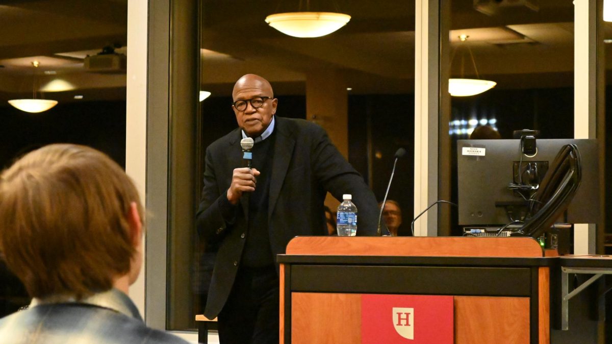 Thursday, Nov. 6, Dr. Elijah Anderson spoke at the Klas Center to go over his PhD dissertation research conducting an ethnographic study focused on the patrons of a Southside Chicago bar.