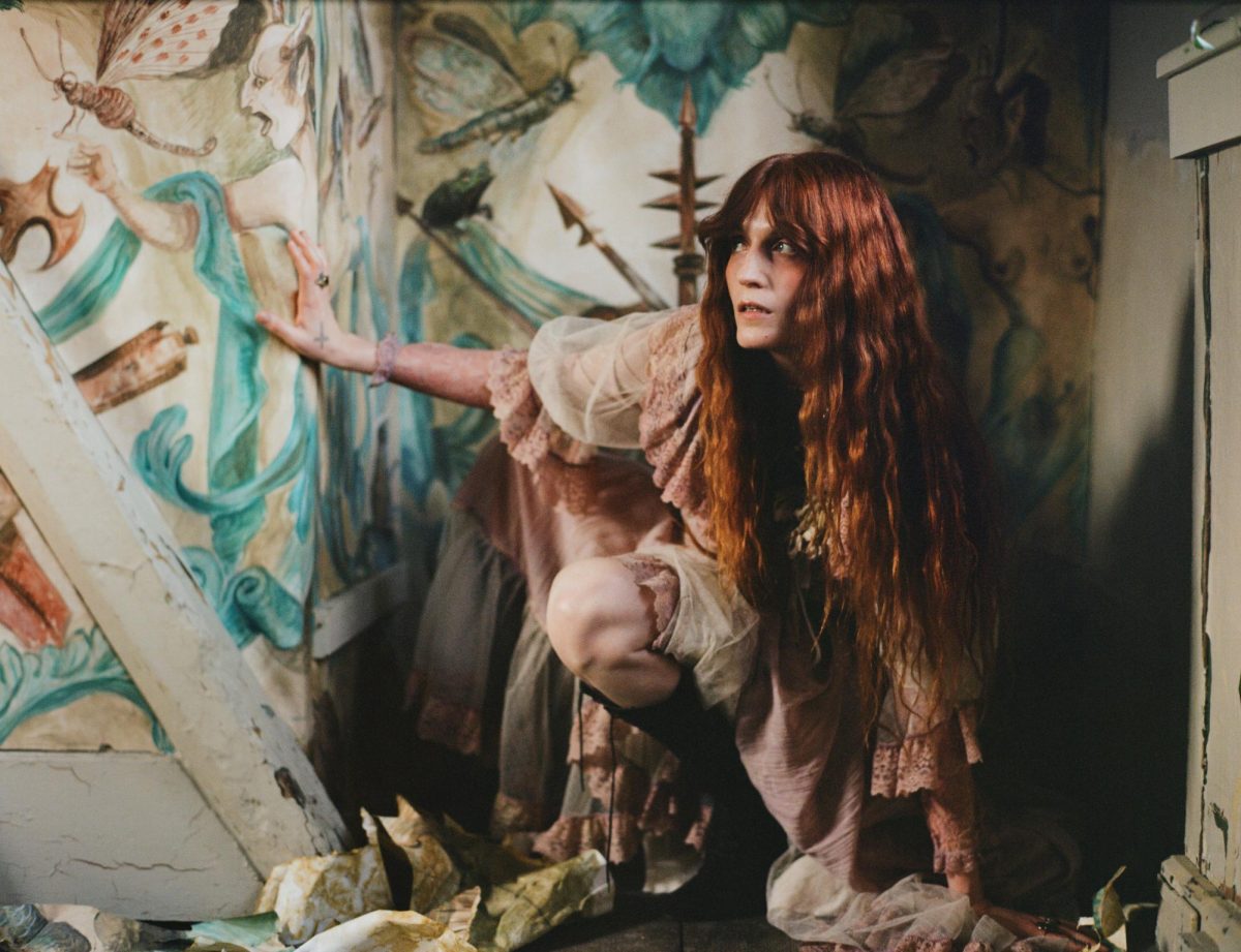 Florence + The Machine explores the wonder and absurdity of life through myth and folklore. Her lyrics use fantasy to describe the world around her. 