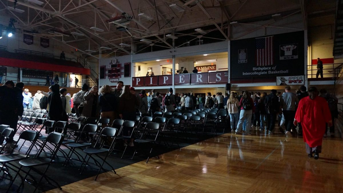 The audience files out after an impactful and historical inauguration.
